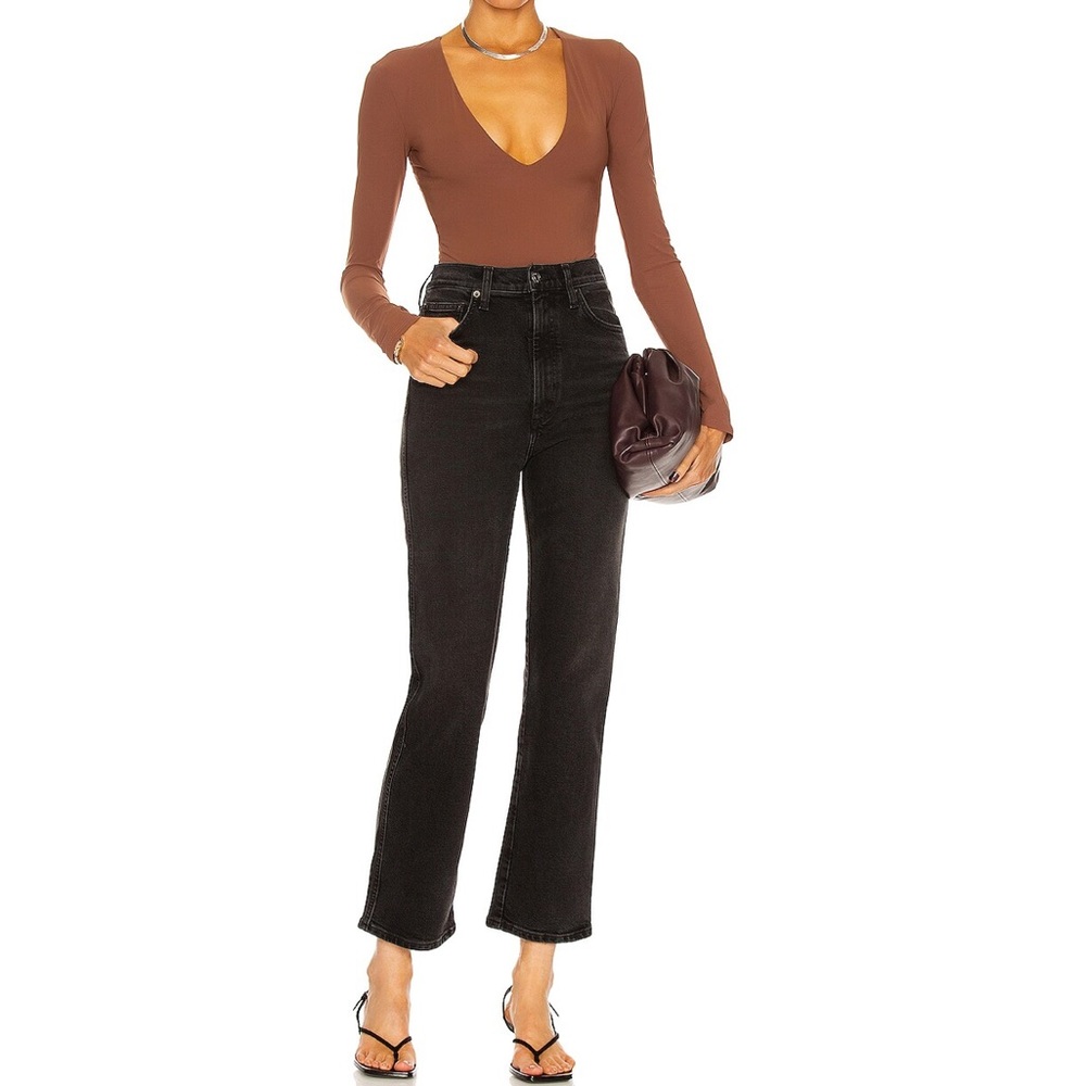 ALIX NYC Brown Long Sleeve Bodysuit - Picture 5 of 15